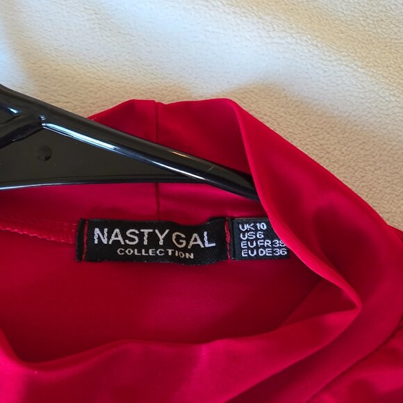 Nasty Gal Red Dress - Picture 2 of 4